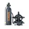 SKU-01-S700 BLACK_Diving Mask black S700 with Diving Mask