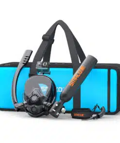 SMACO K2 Full-Face Snorkel Mask with Mini Scuba Tank for Snorkeling Recreational Diving Underwater