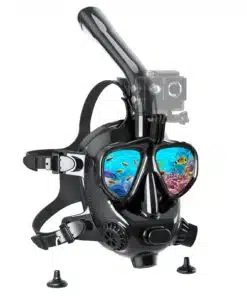 SMACO M8058C Full Face Snorkel & Diving Mask with Camera Mount - Ultimate Comfort and Visibility for Diving and Snorkeling Adventures