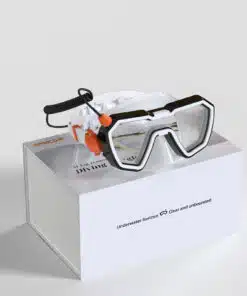 SMACO NOVA M1 Smart Dive Mask | LED Light & Anti-Fog for Scuba, Snorkeling, Freediving